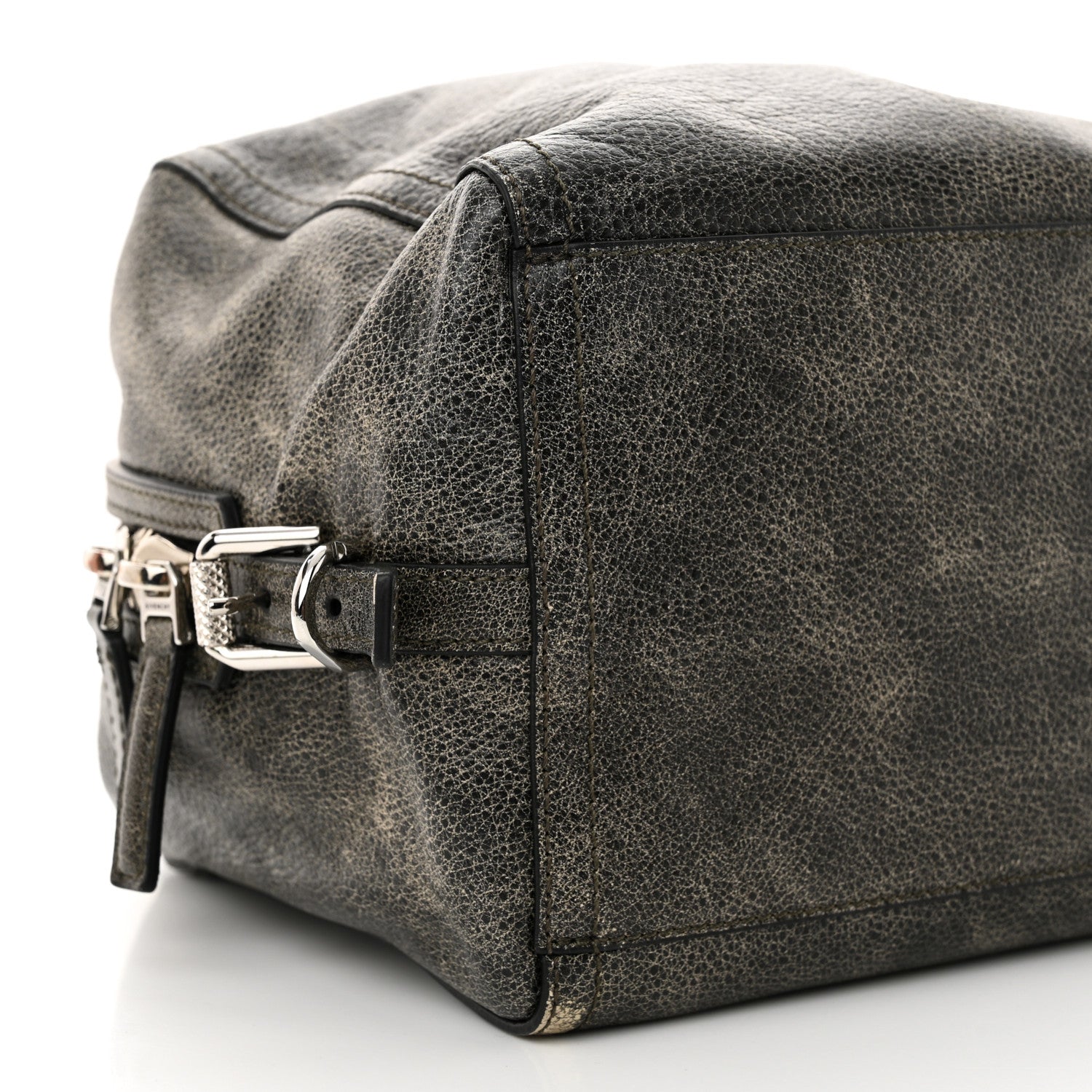 Givenchy Aged Calfskin Small Pandora Mens Crossbody Black Grey 8 of 12