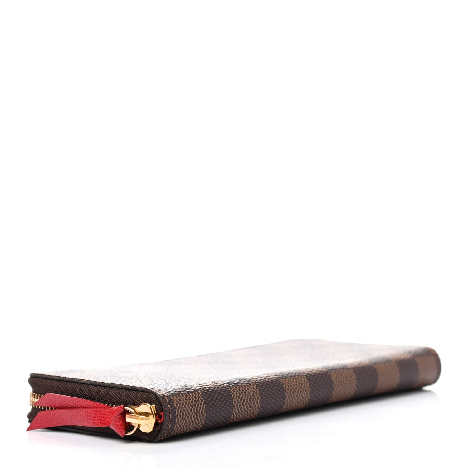 Louis Vuitton Damier Ebene Clemence Wallet Cherry 3 of 4