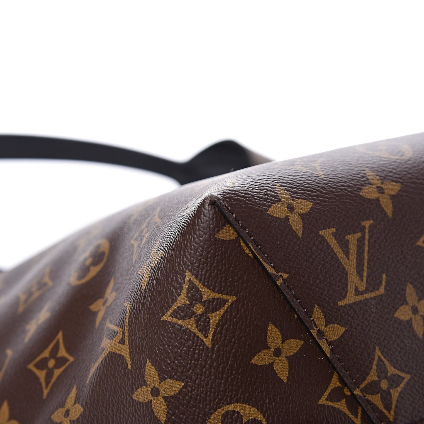 Monogram Flower Hobo Black