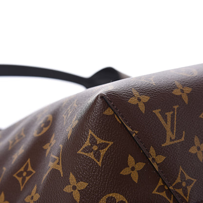 Louis Vuitton Monogram Flower Hobo Black 10 of 11