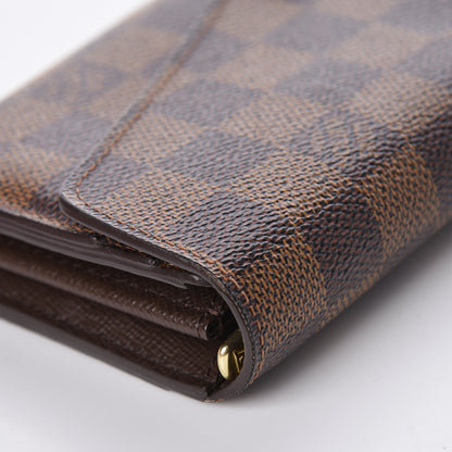 Louis Vuitton Damier Ebene Sarah Wallet NM 9 of 11
