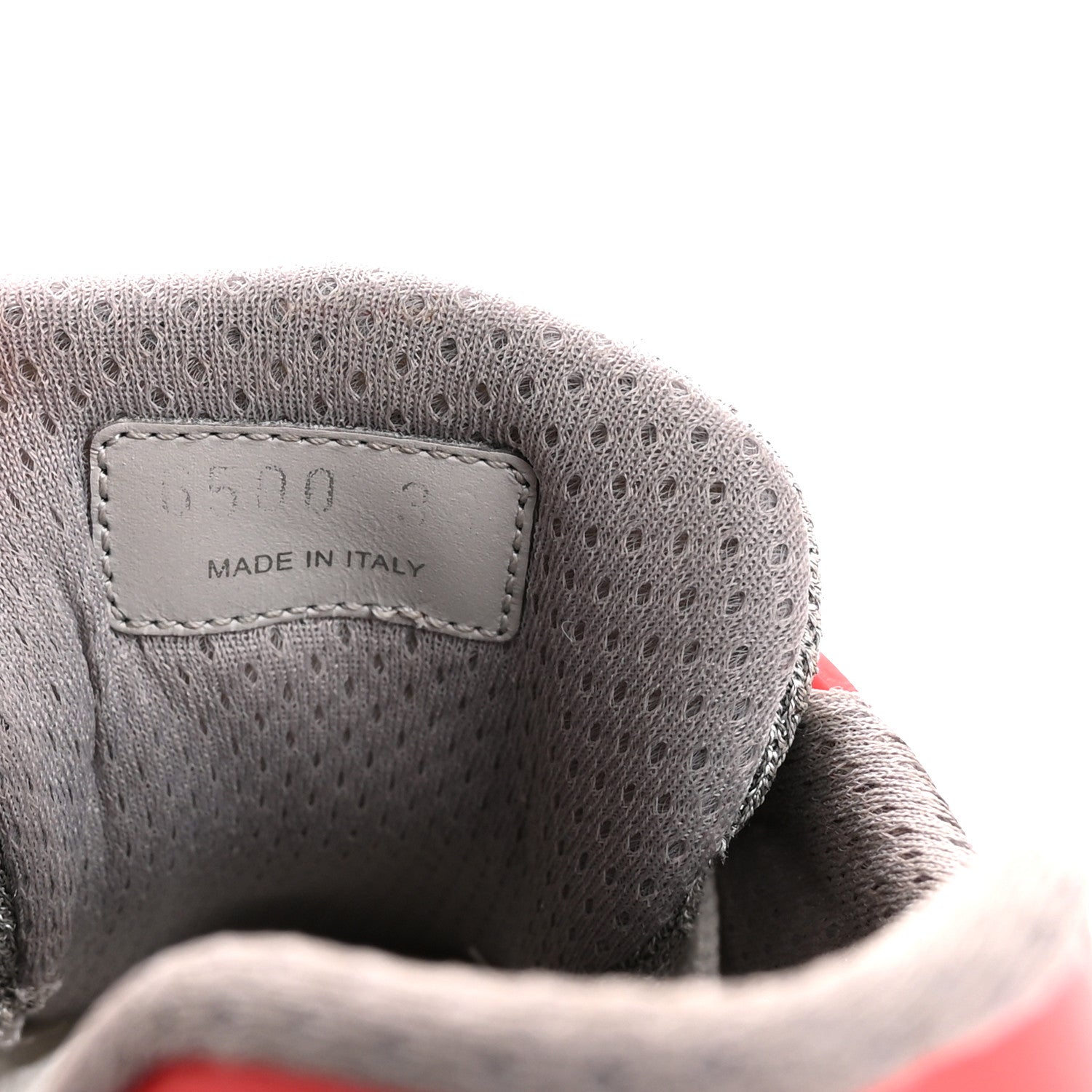 Prada Soft Rubber Mesh Womens America's Cup Sneakers 38 Red 9 of 10