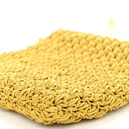 Bottega Veneta Crochet Nappa Shoulder Bag Yellow 9 of 9