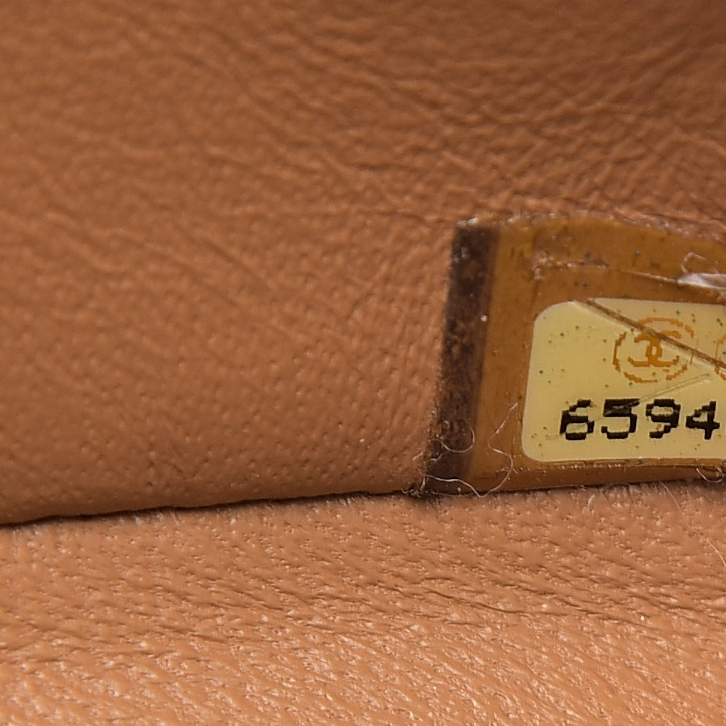 Caviar Quilted Mini Square Flap Beige