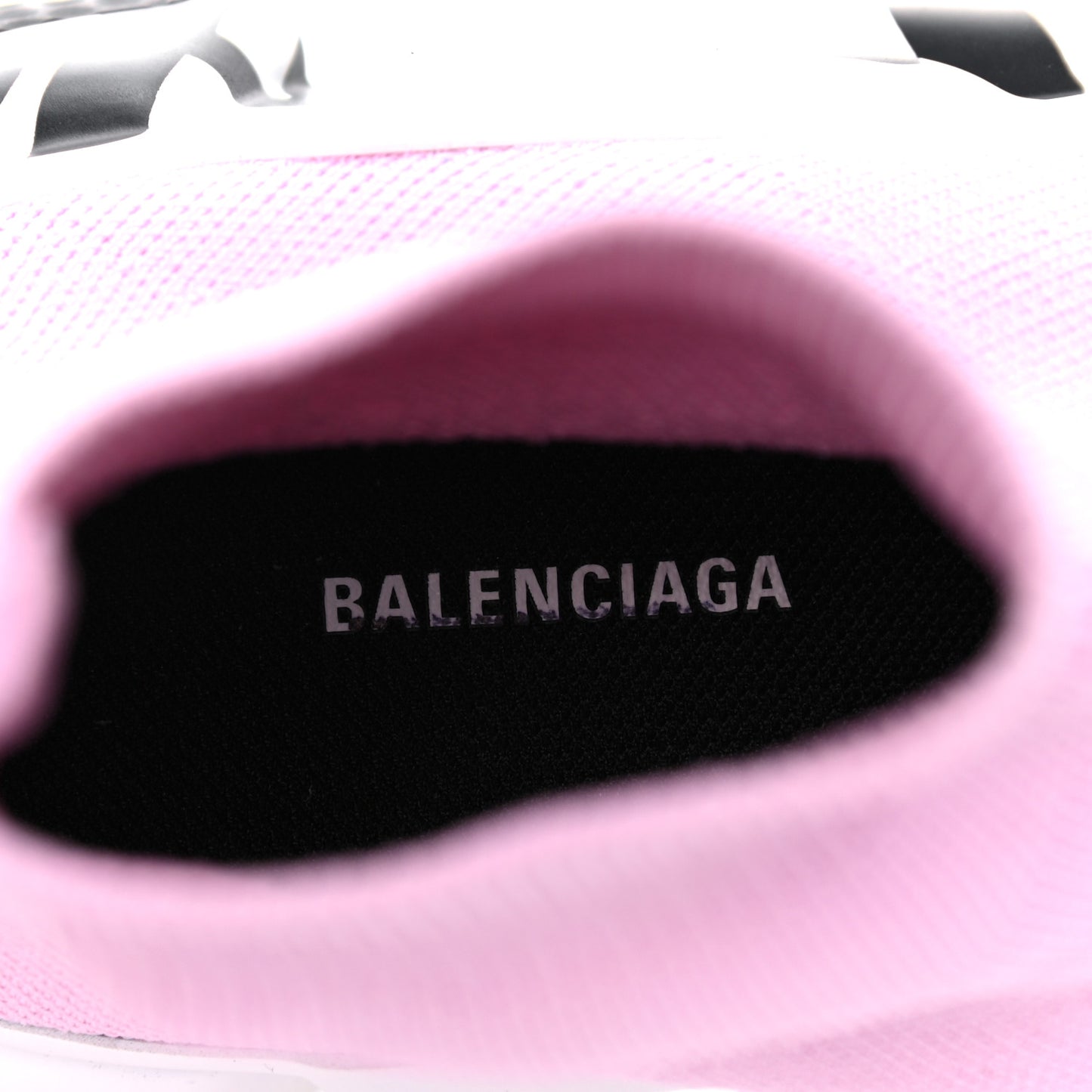 Neoprene Knit Womens Speed Graffiti Sneakers 37 Light Pink White Black