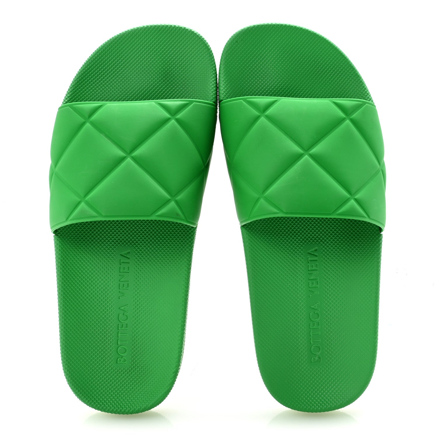 Bottega Veneta Rubber The Slider Sandals 36 Grass 2 of 8
