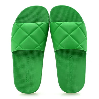 Bottega Veneta Rubber The Slider Sandals 36 Grass 2 of 8