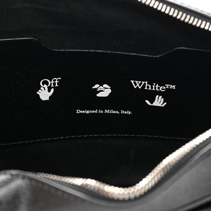 Off-White Saffiano Striped Diag Belt Bag Black 6 of 11