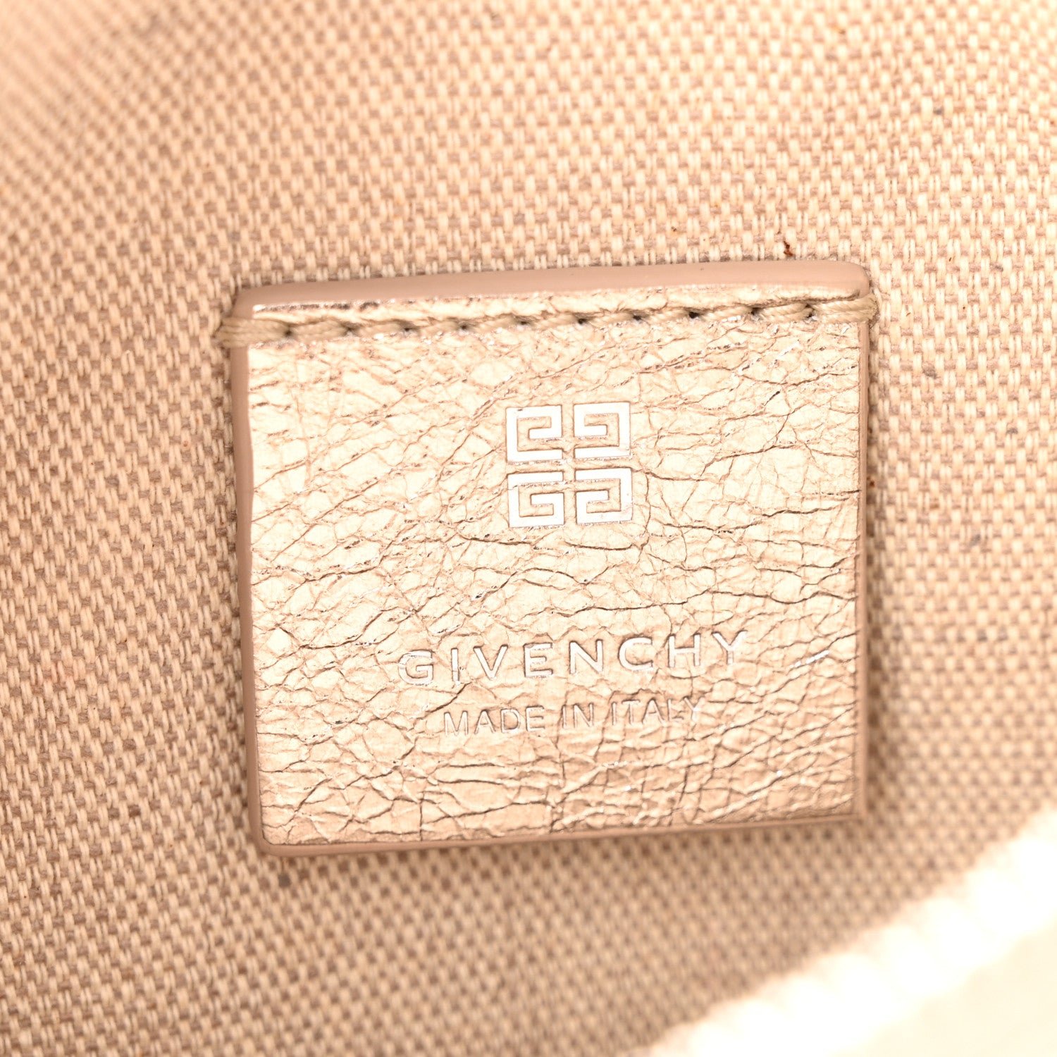 Givenchy Metallic Calfskin Mini Voyou Bag Dusty Gold 6 of 10