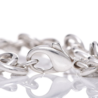 Tiffany Sterling Silver Heart Tag Charm Bracelet 4 of 5