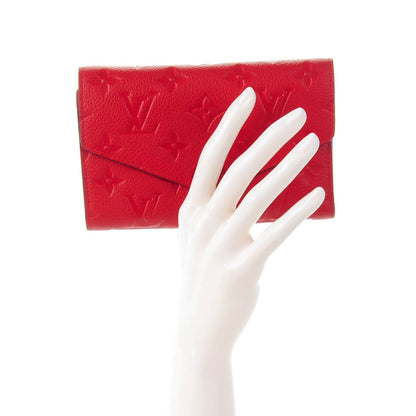 Louis Vuitton Empreinte Compact Curieuse Wallet Cherry 2 of 7