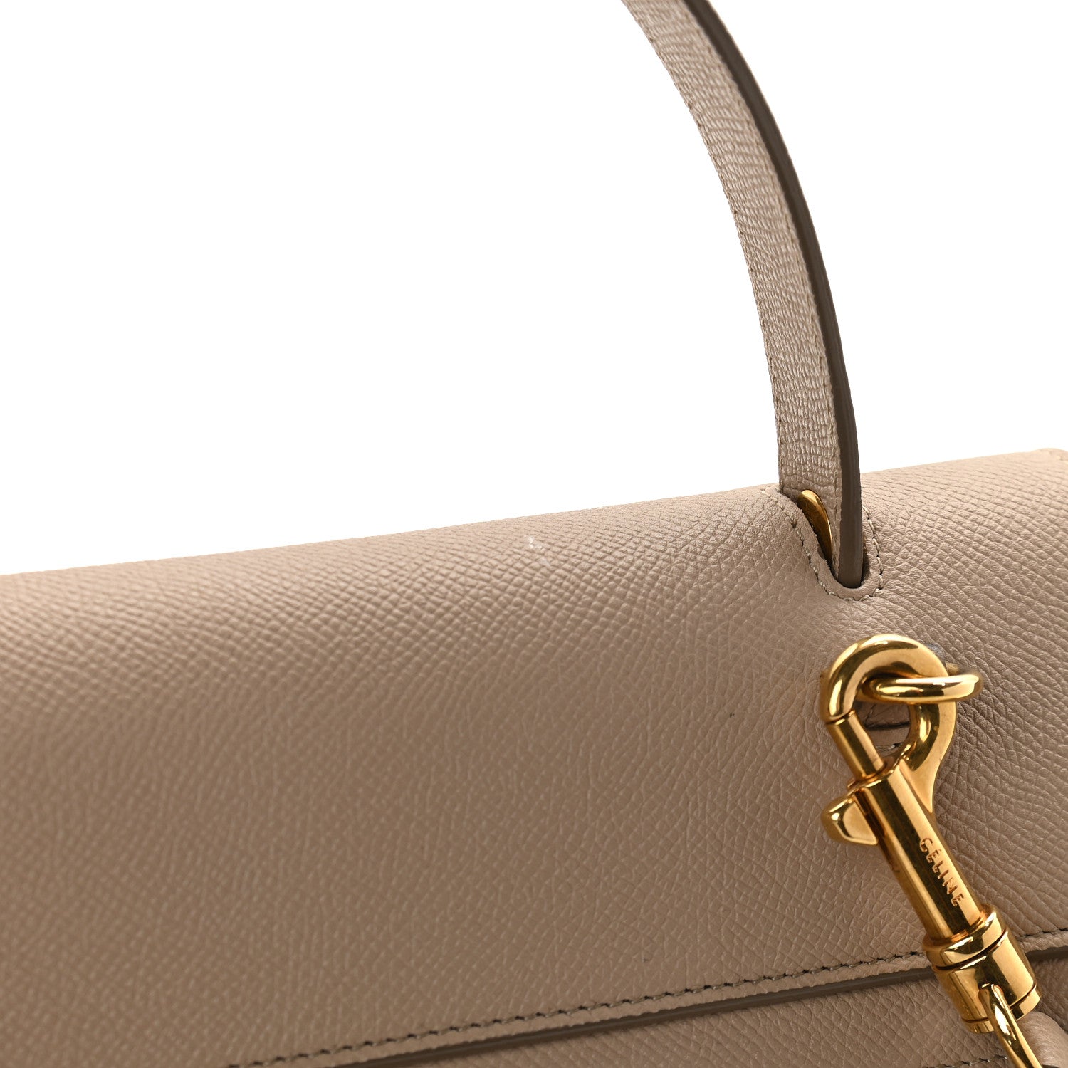 Celine Grained Calfskin Mini Belt Bag Dune 9 of 9