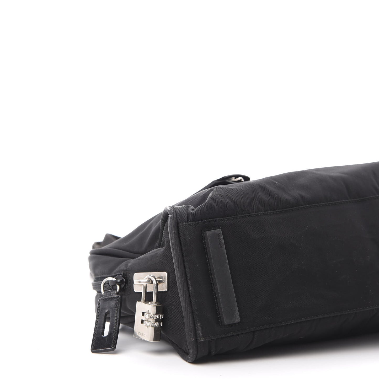 Tessuto Nylon Sport Semitracolla Shoulder Bag Black