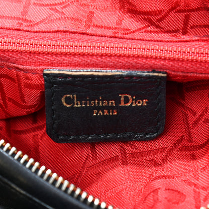 Christian Dior Lambskin Cannage Medium Lady Dior Black 5 of 9
