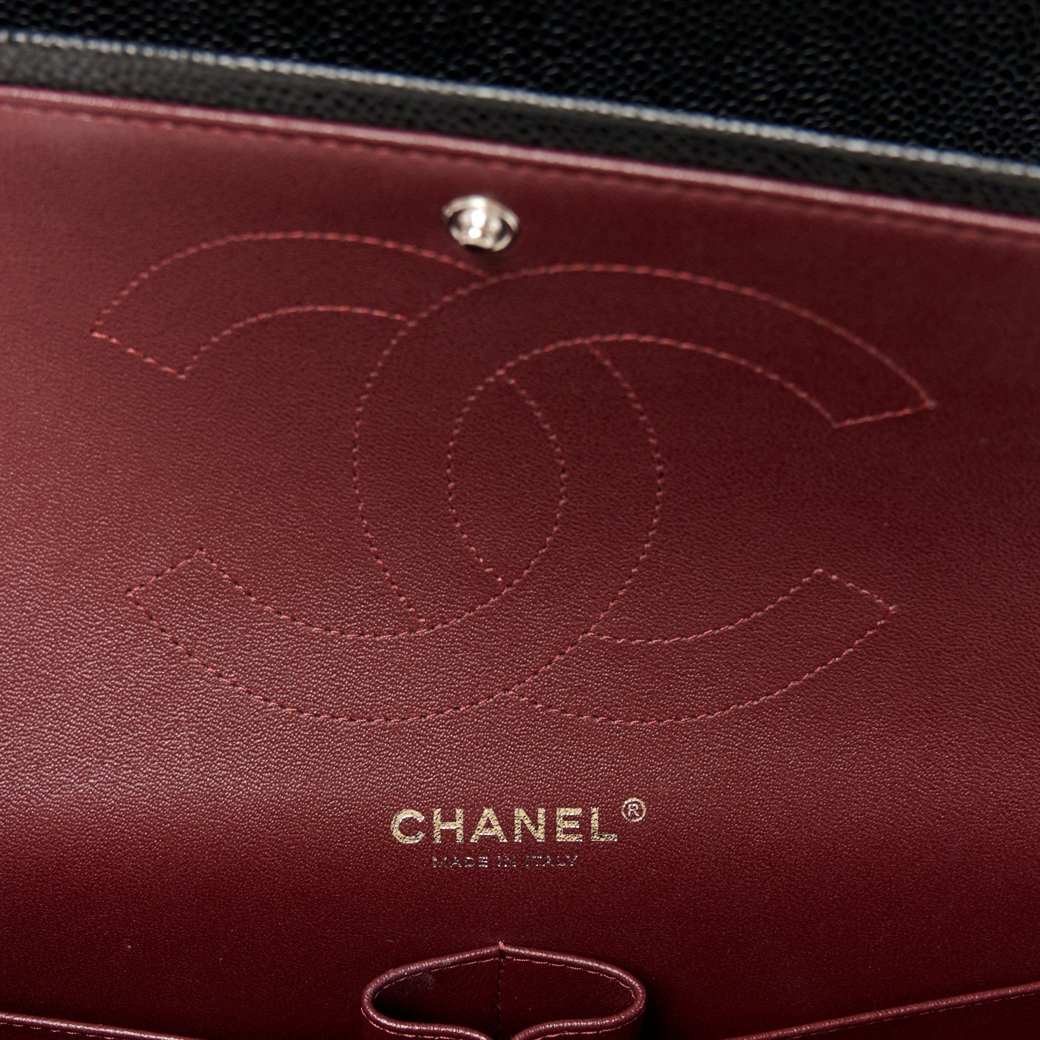 Chanel Caviar Quilted Jumbo Double Flap Black 6 of 11