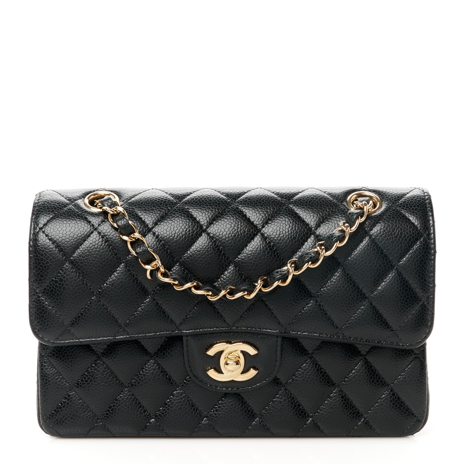 Chanel Caviar Quilted Small Double Flap Black 1 of 12
