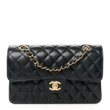 Chanel Caviar Quilted Small Double Flap Black 1 of 12