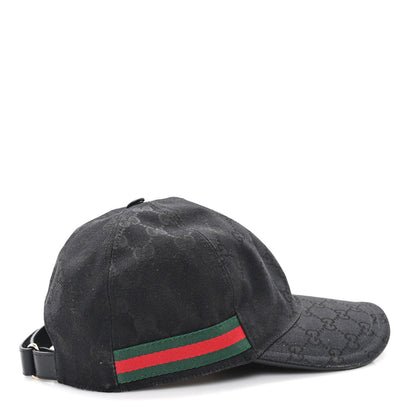 Gucci Monogram Web Baseball Hat L Black 6 of 11