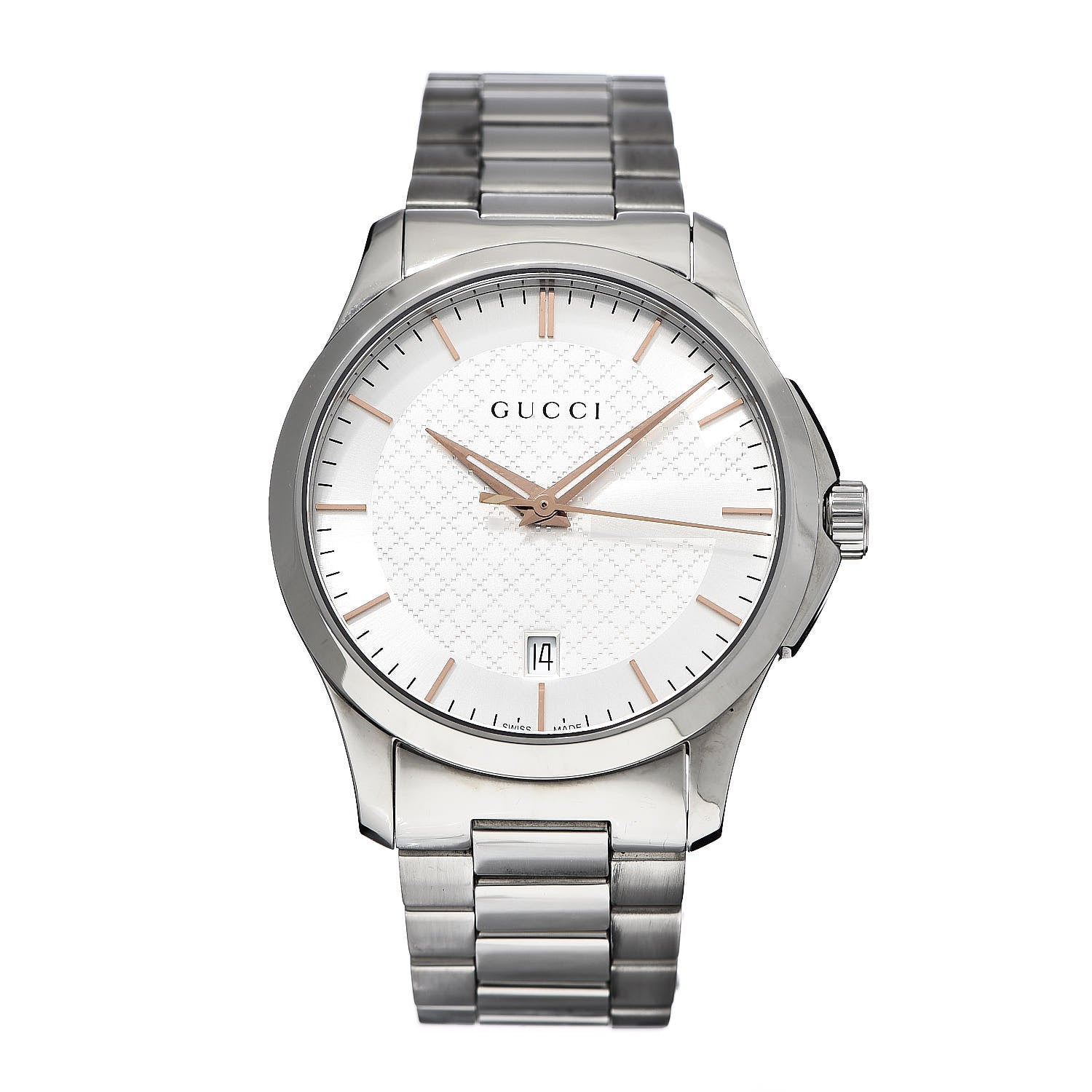 Gucci Stainless Steel 38mm G-Timeless Quartz Watch 1 of 7