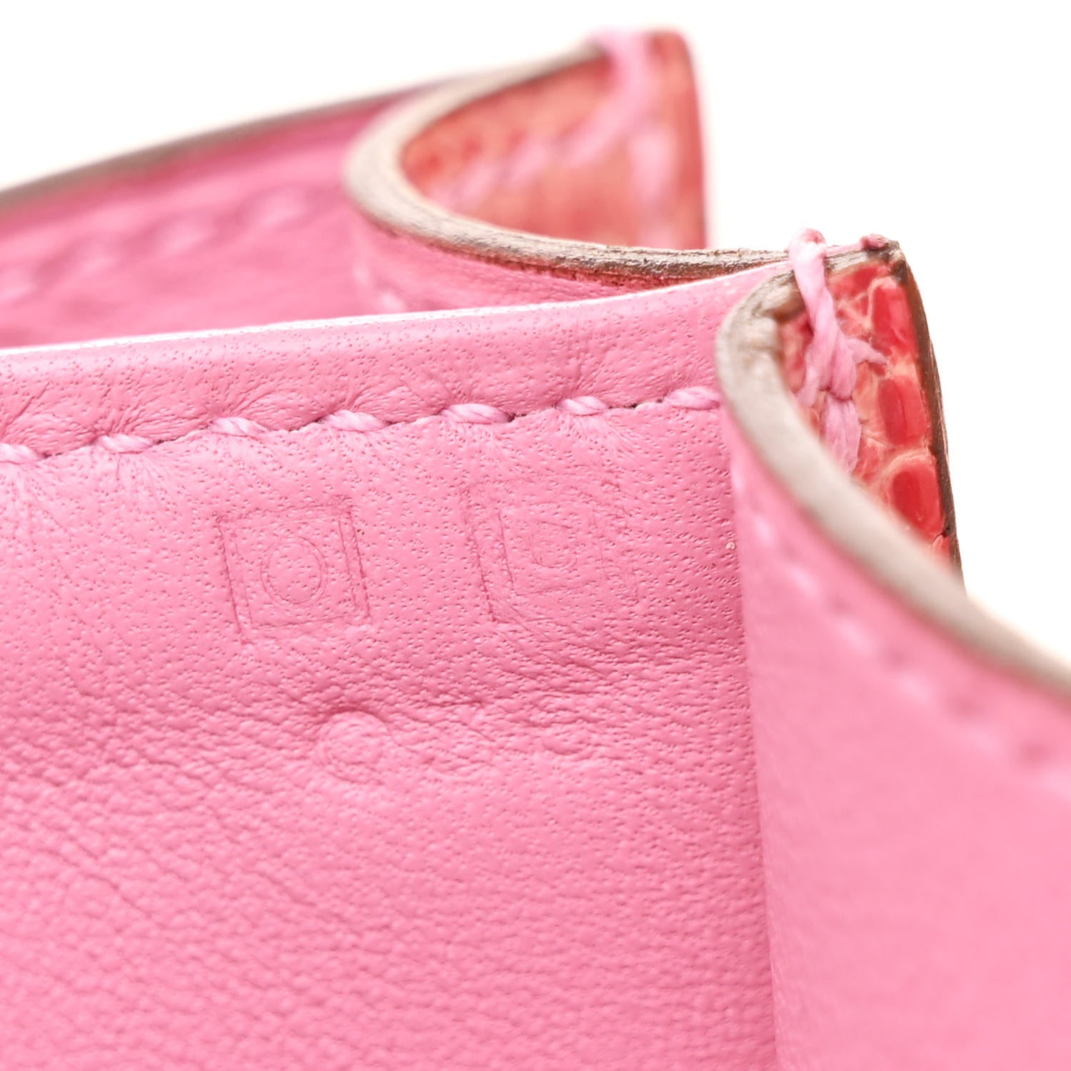 Hermes Lizard Constance Elan 25 5P Pink 8 of 16