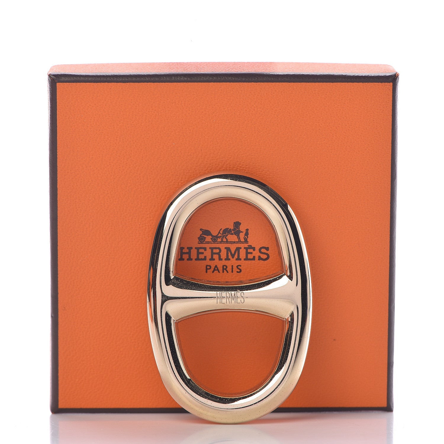 Hermes Permabrass Chaine D'Ancre Scarf Ring 5 of 5
