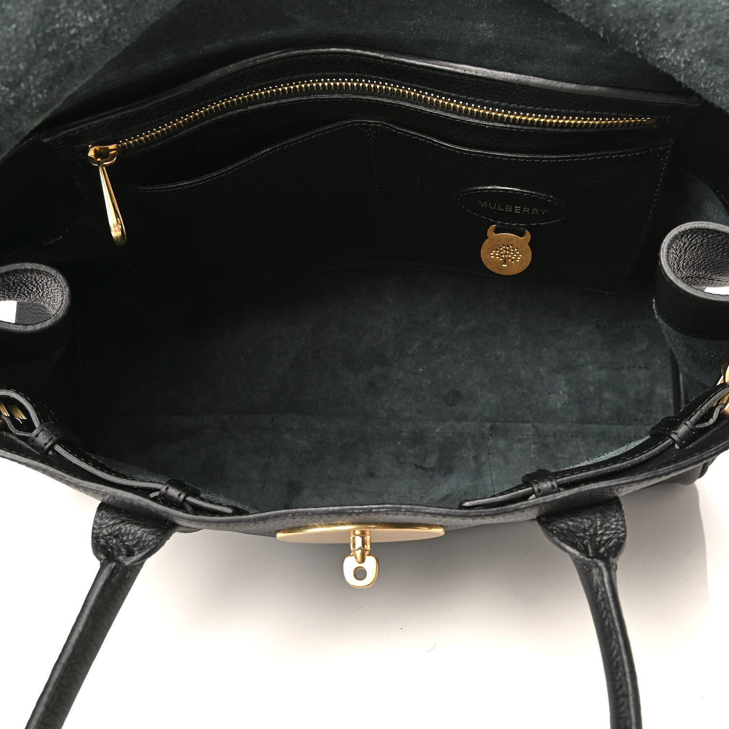 Mulberry Classic Grain Calfskin Bayswater Black 8 of 8