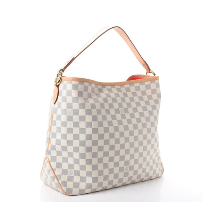 Louis Vuitton Damier Azur Delightful MM Pink 3 of 10