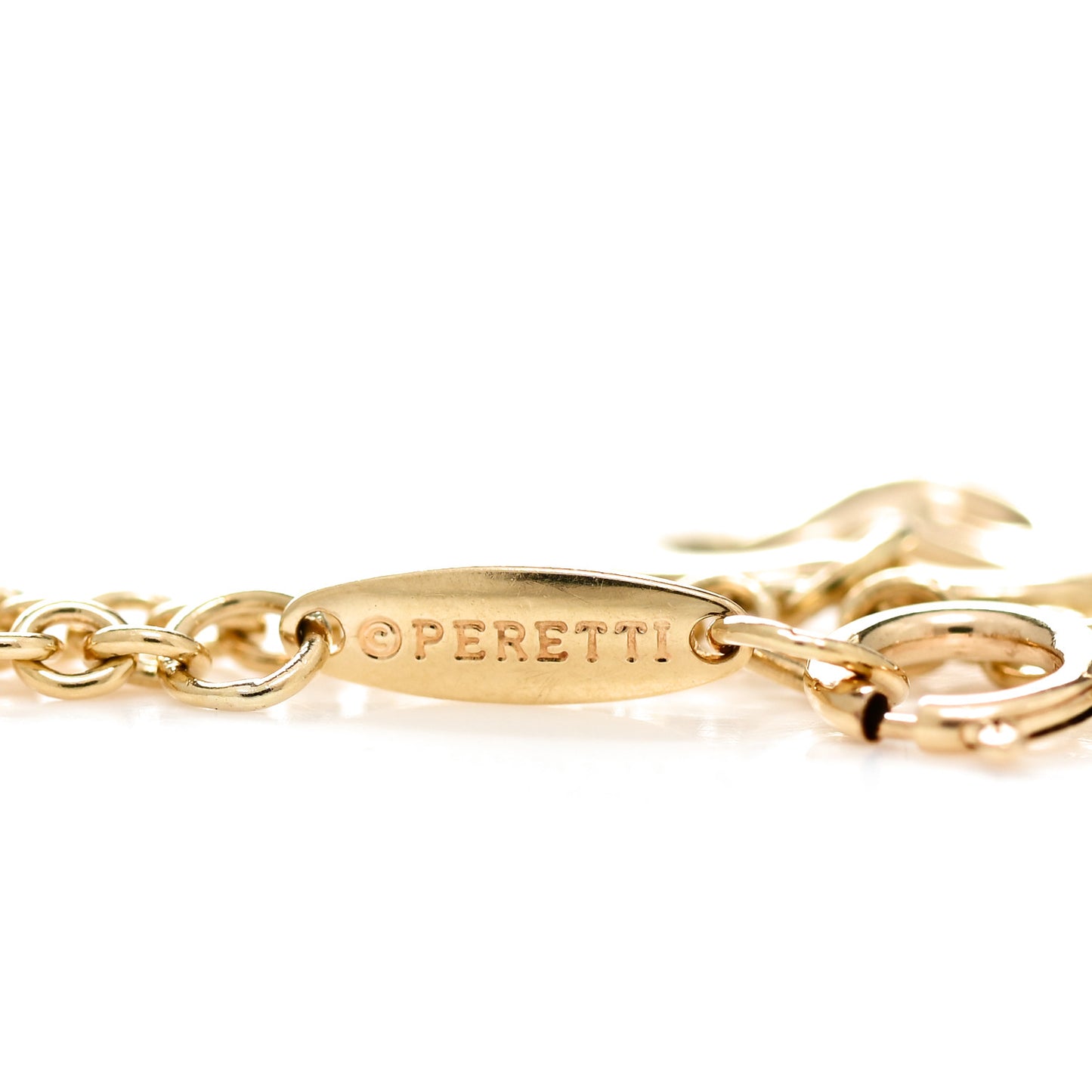 18K Yellow Gold Elsa Peretti Open Heart Bracelet