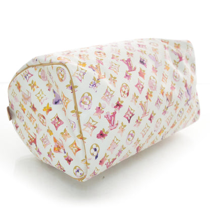Louis Vuitton Watercolor Aquarelle Speedy 35 White 4 of 7