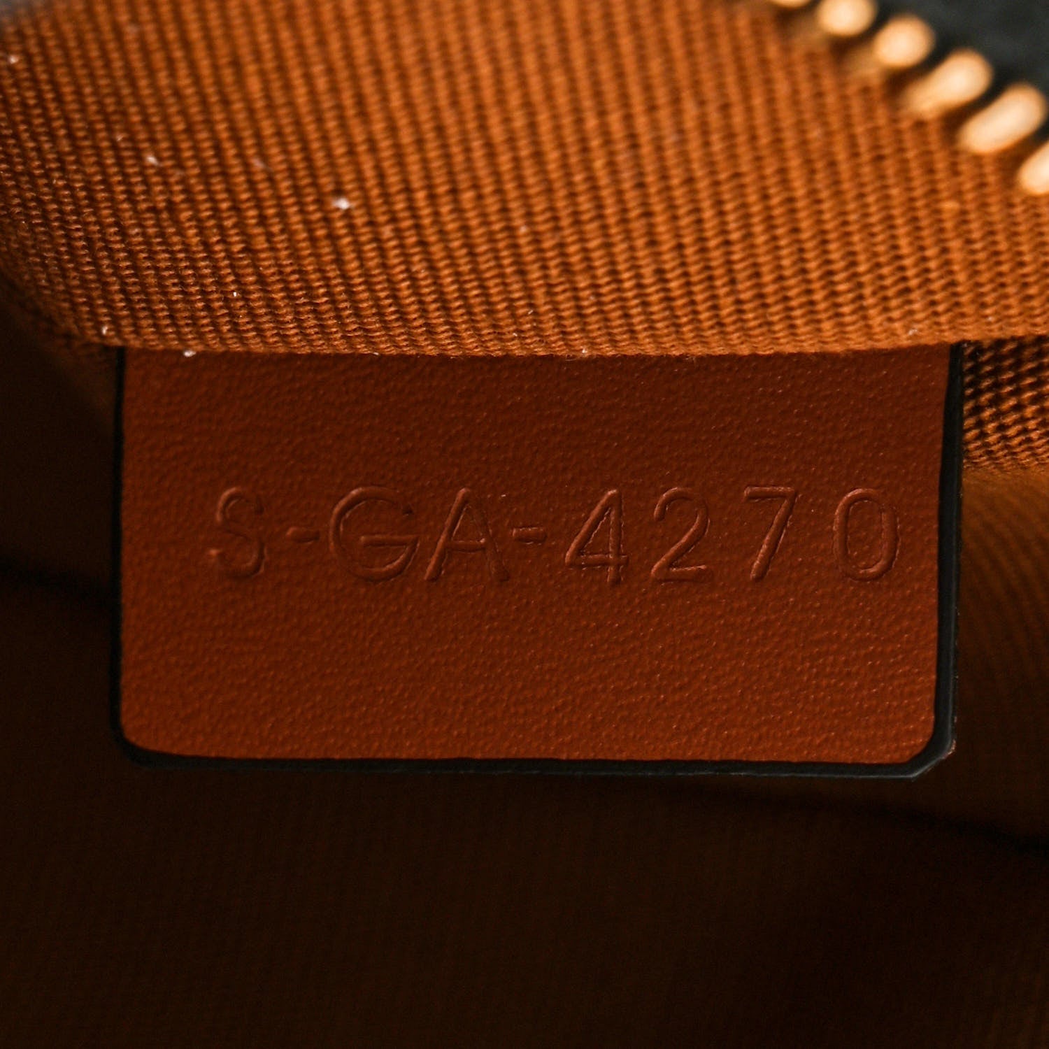Celine Triomphe Canvas Calfskin Ava Shoulder Bag Tan 7 of 10