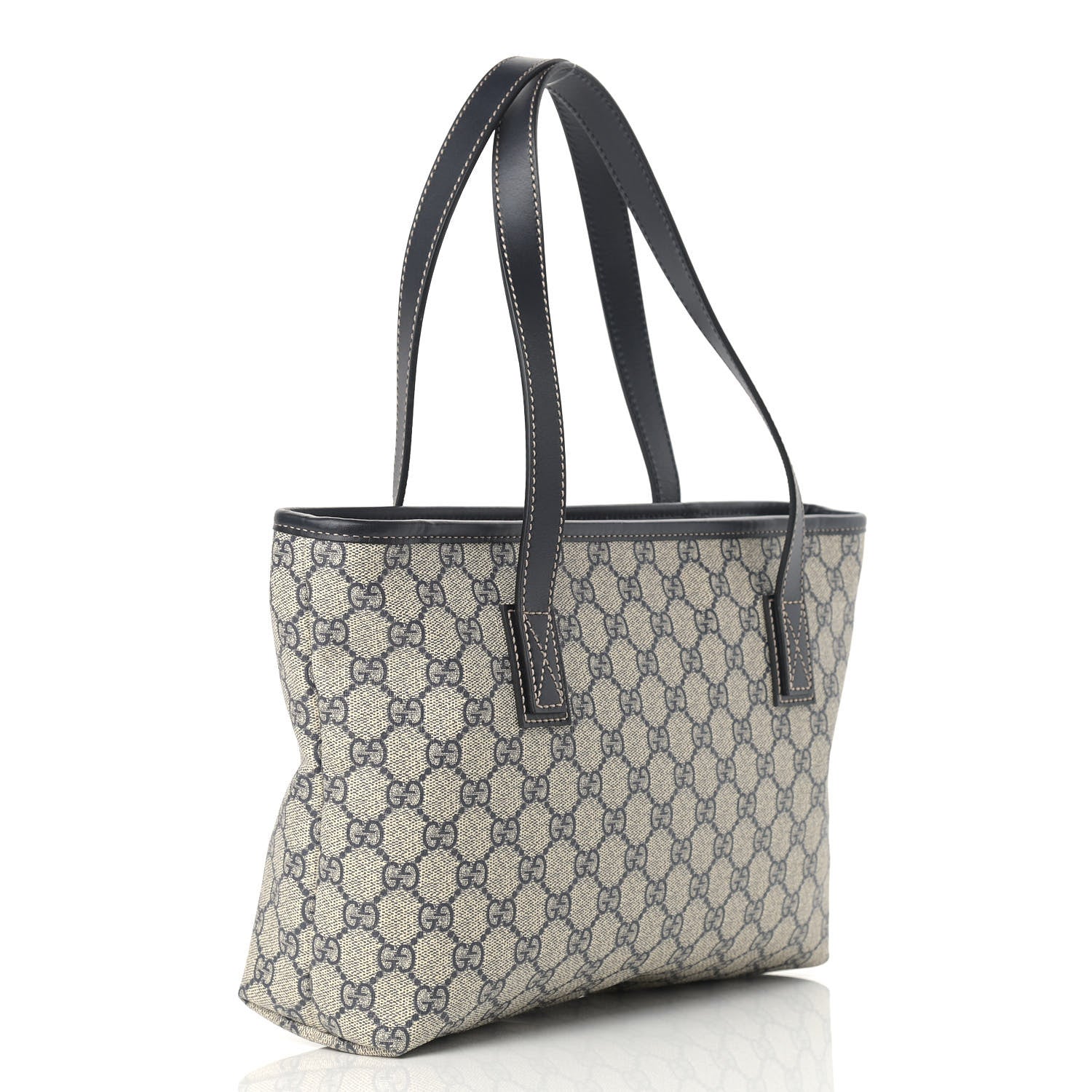 Gucci GG Supreme Monogram Small Joy Tote Navy 3 of 9