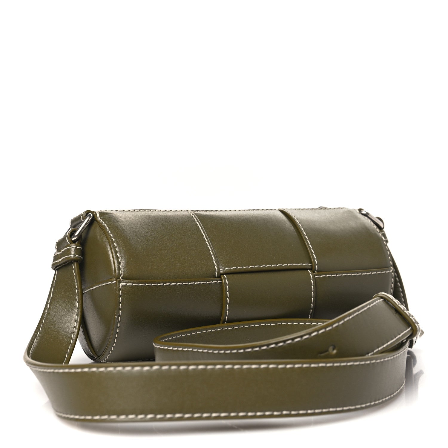 Bottega Veneta Nappa Maxi Intreccio Small Canette Crossbody Bag Mud 3 of 9