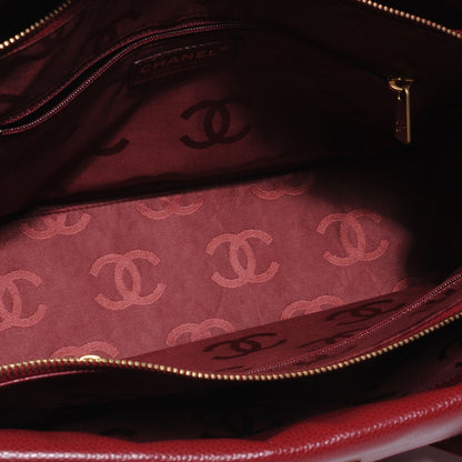 Chanel Caviar CC Flap Bag Red 5 of 7