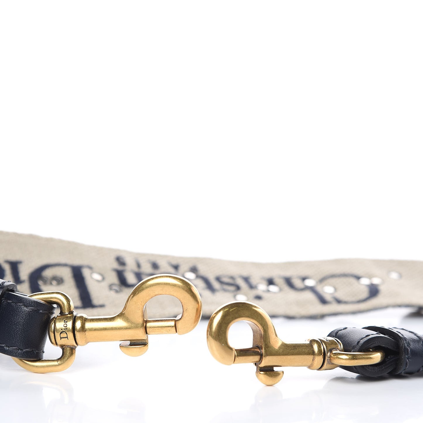 Oblique Studded Shoulder Strap Blue