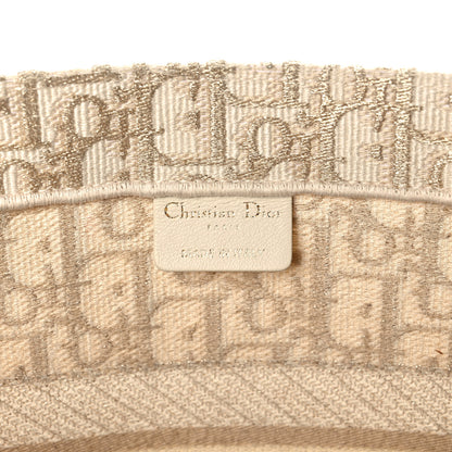 Christian Dior Oblique Medium Book Tote Gold Multicolor 6 of 17