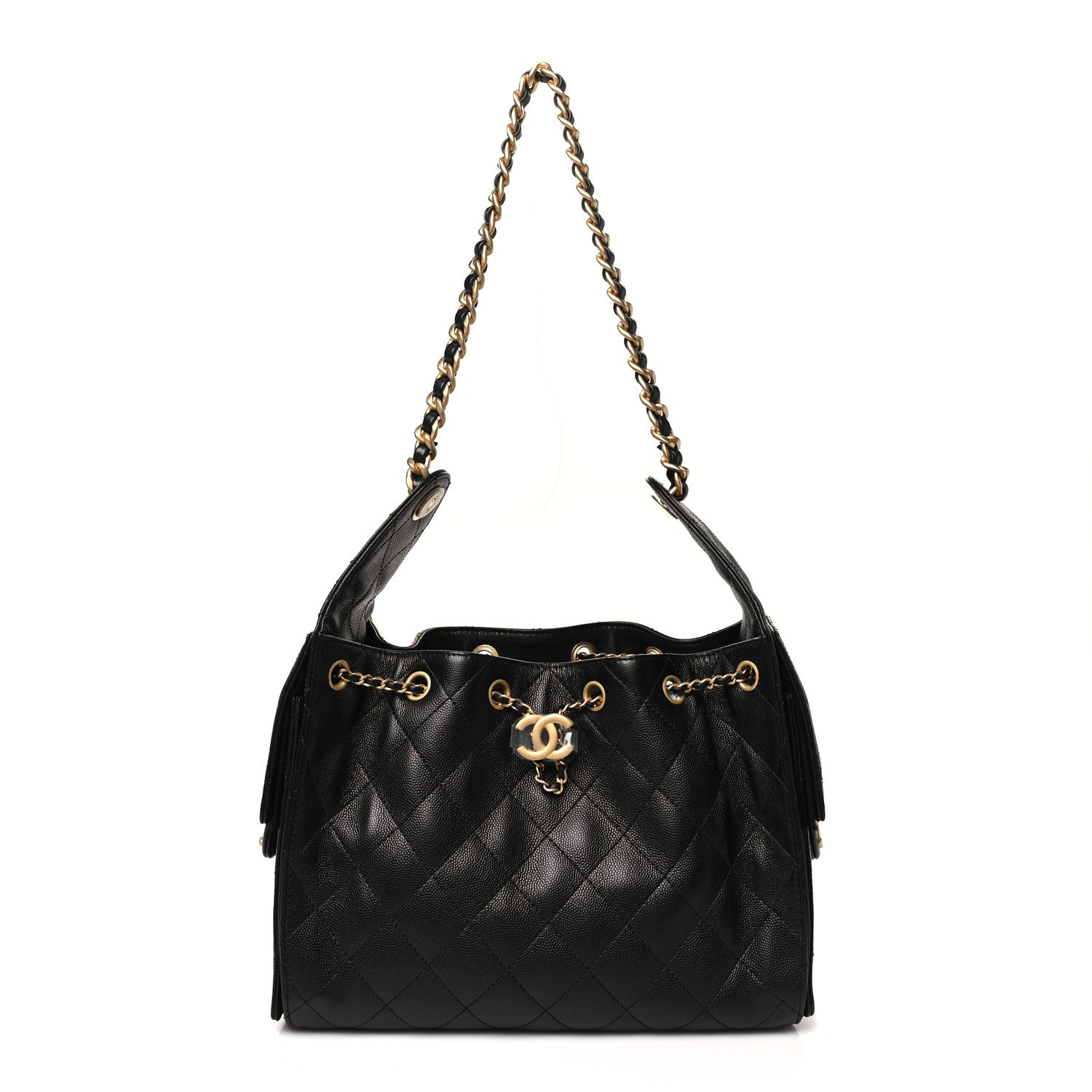 Chanel Caviar Quilted Small Chanel 25 Handbag Black 1 of 10