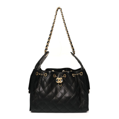 Chanel Caviar Quilted Small Chanel 25 Handbag Black 1 of 10