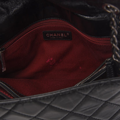 Chanel Glazed Calfskin Quilted Coco Soft Flap Black 11 of 12