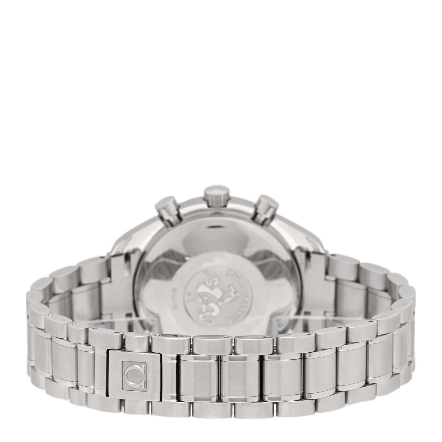 Stainless Steel 39mm Speedmaster Chronograph Automatic Watch Black 3513.52