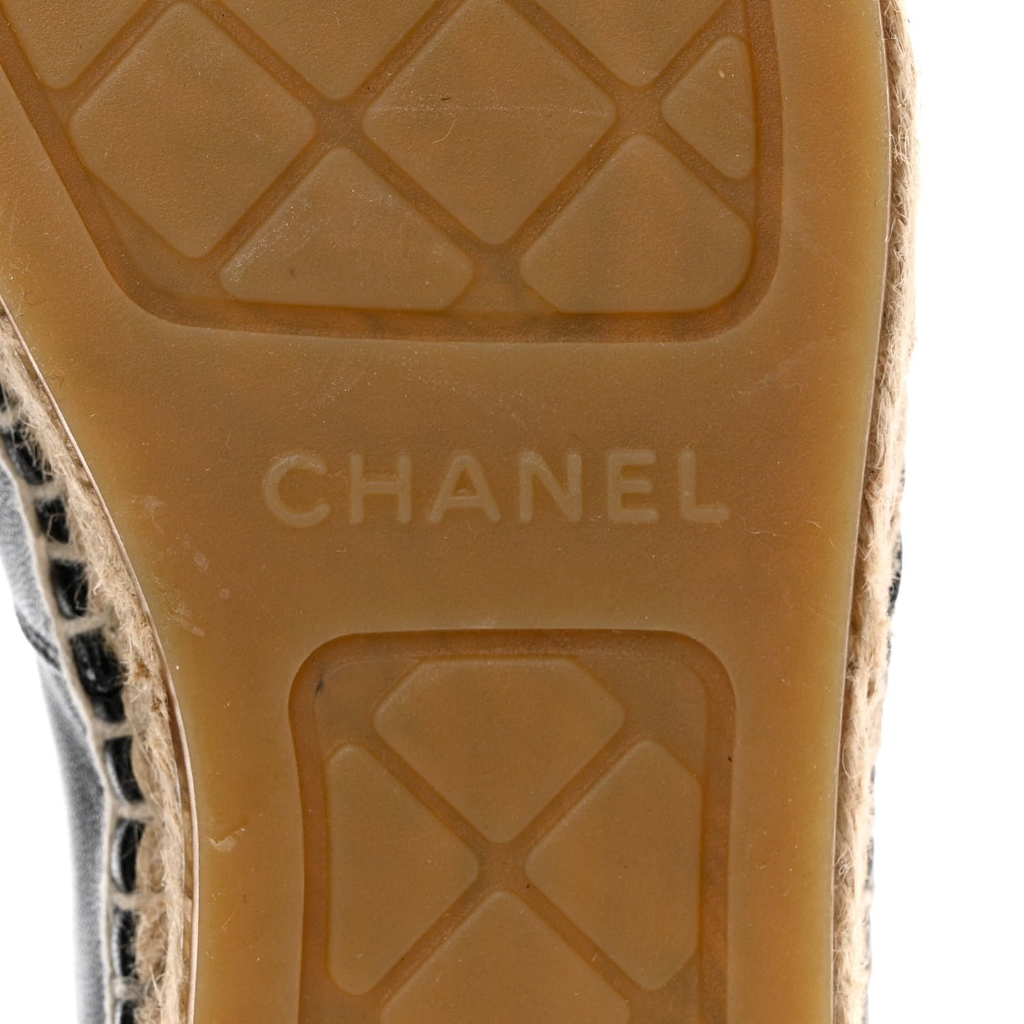 Lambskin CC Espadrilles 39 Black