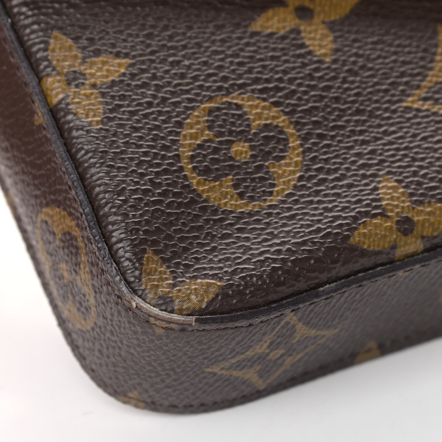 Louis Vuitton Monogram Pochette Felicie Chain Wallet Fuchsia 5 of 6
