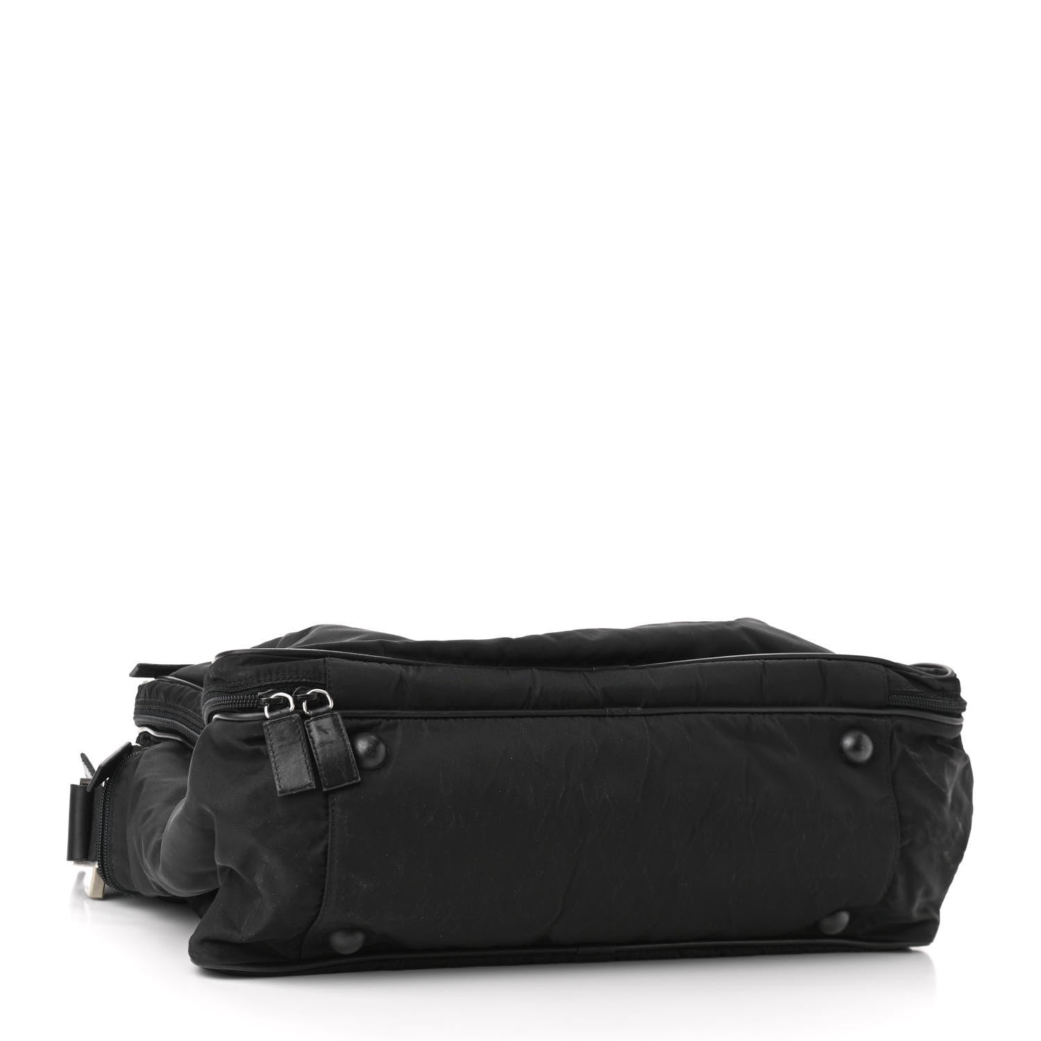 Prada Tessuto Nylon Travel Briefcase Black 4 of 10