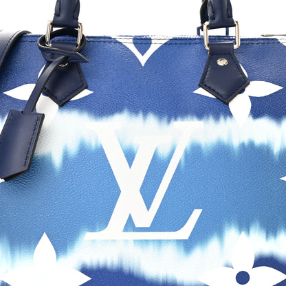 Louis Vuitton Monogram Escale Speedy Bandouliere 30 Blue 9 of 11
