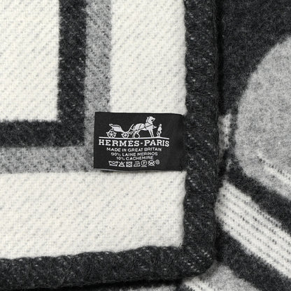 Hermes Meriono Wool Cashmere Couvertures Nouvelles Blanket Silex 3 of 3