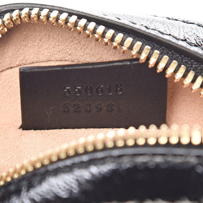 Gucci Suede Patent Web Mini Ophidia Round Shoulder Bag Black 7 of 11