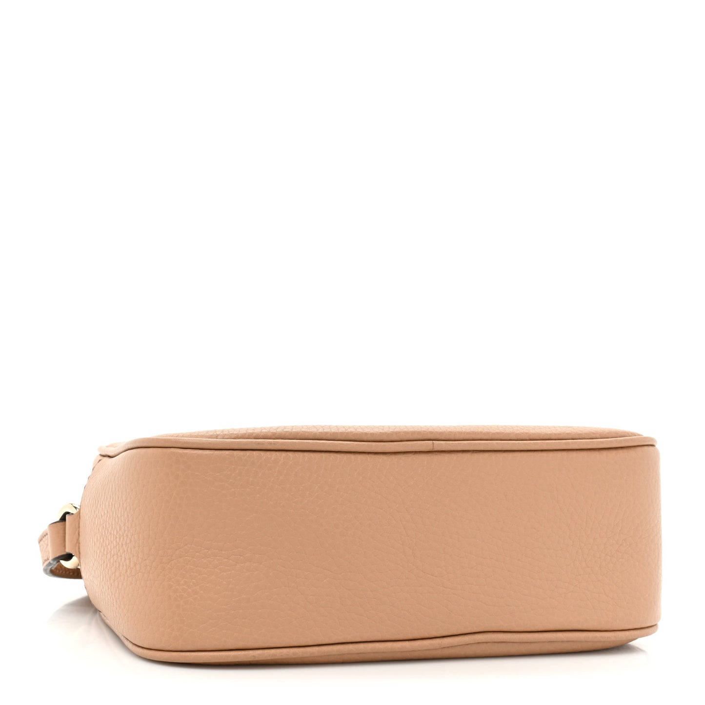 Pebbled Calfskin Small Soho Disco Bag Camelia
