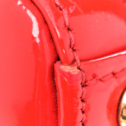 Christian Dior Patent Cannage Mini Lady Dior Red 10 of 10