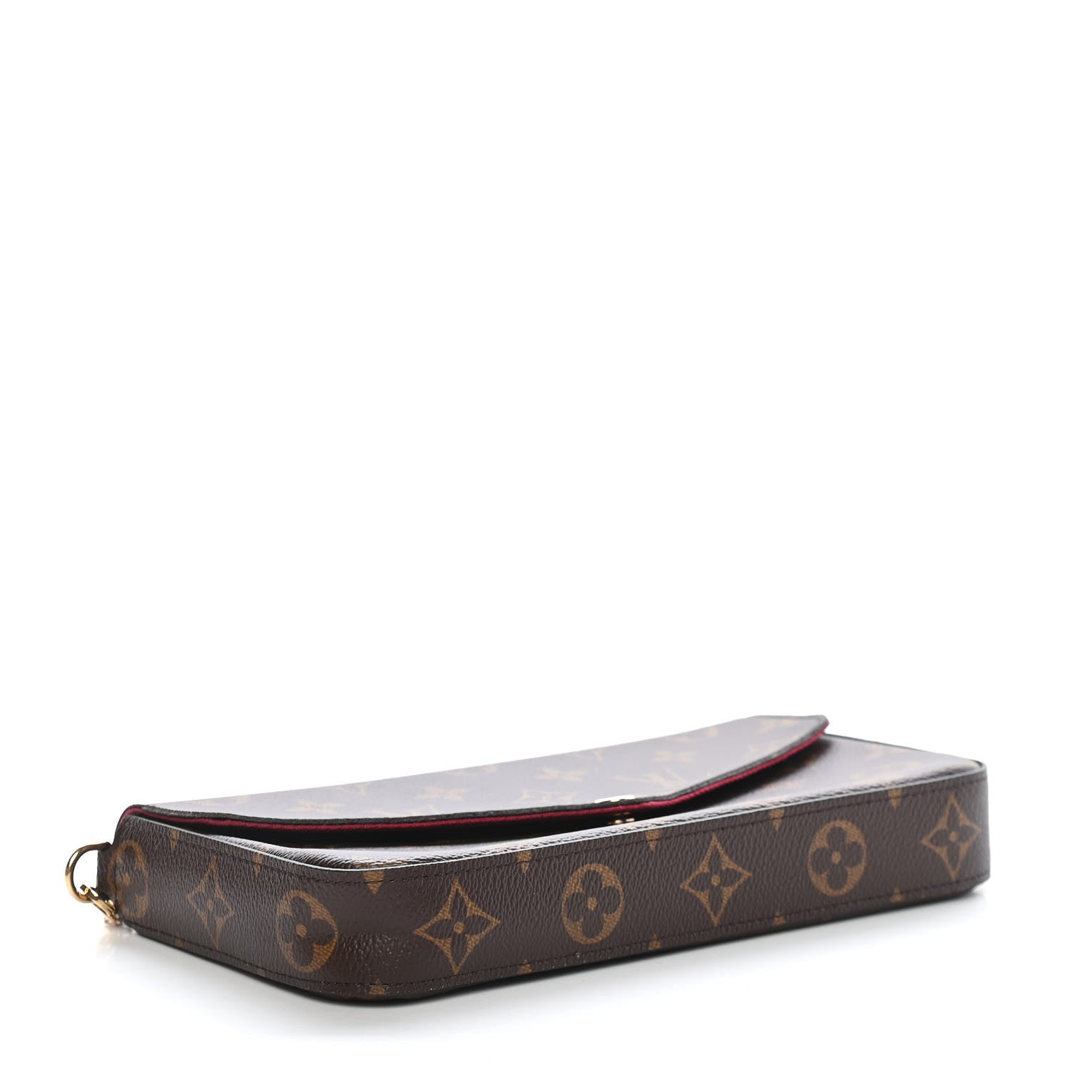 Louis Vuitton Monogram Pochette Felicie Chain Wallet Fuchsia 4 of 8