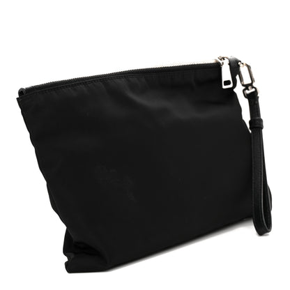 Prada Tessuto Nylon Saffiano Wristlet Black 3 of 8