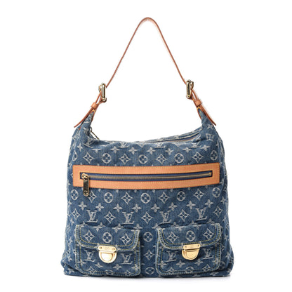 Louis Vuitton Denim Baggy GM Blue 1 of 9